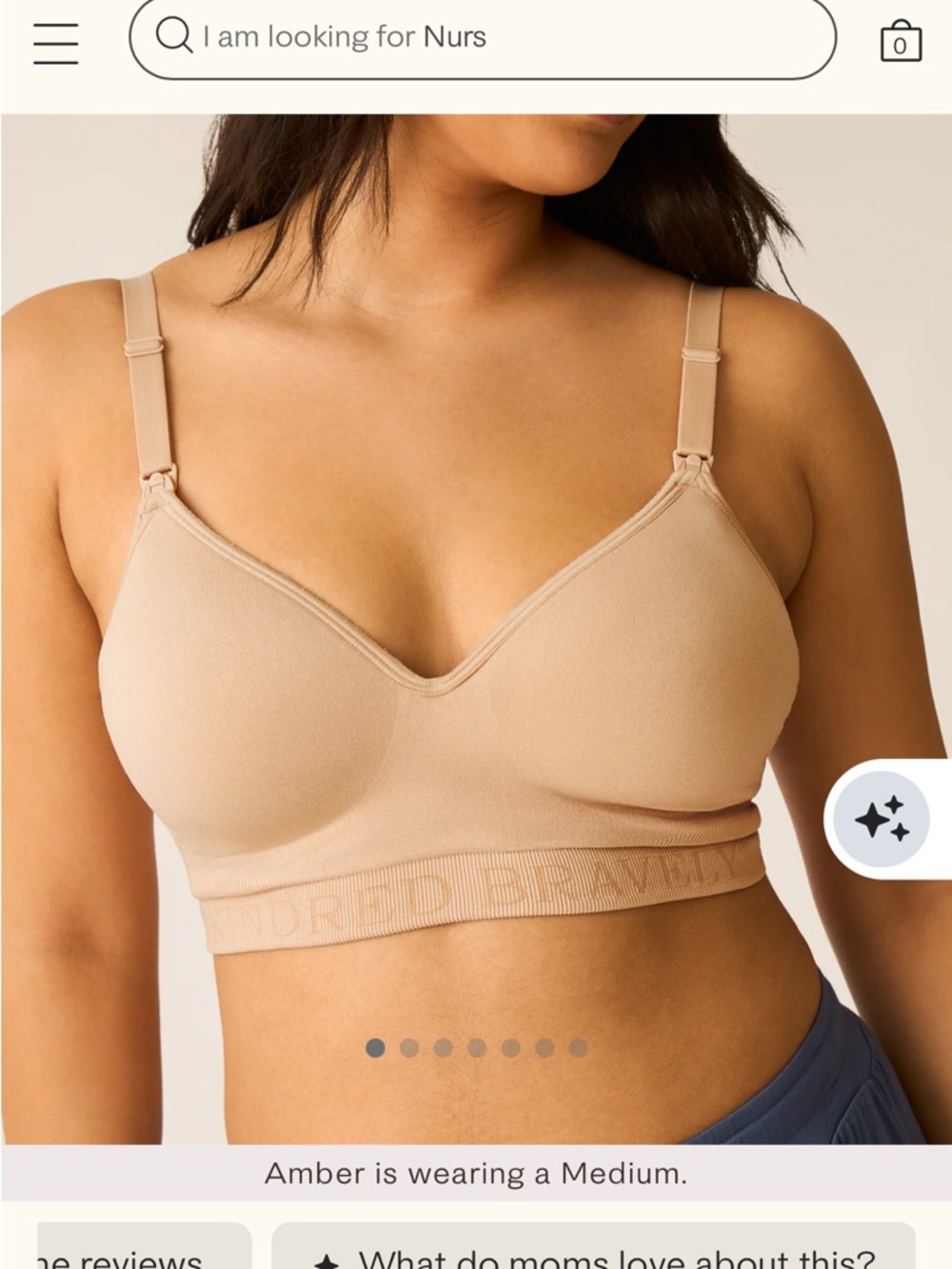 Kindred Bravely signature sublime contour hands-free pumping and nursing bra